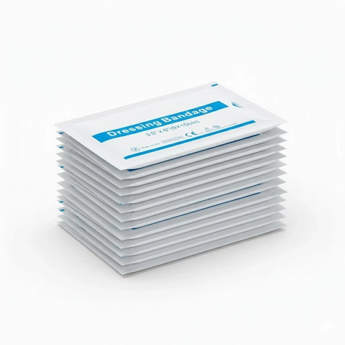 10 Pcs Non Woven Wound Dressings For Cuts & Wounds size 3.5x6 inch (9x15cm)