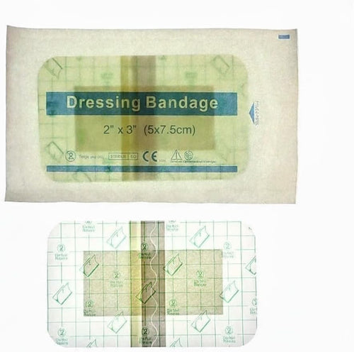 10Pcs Waterproof Assorted Wound Dressings 6x (5x7.5cm) + 4x (10x10cm)
