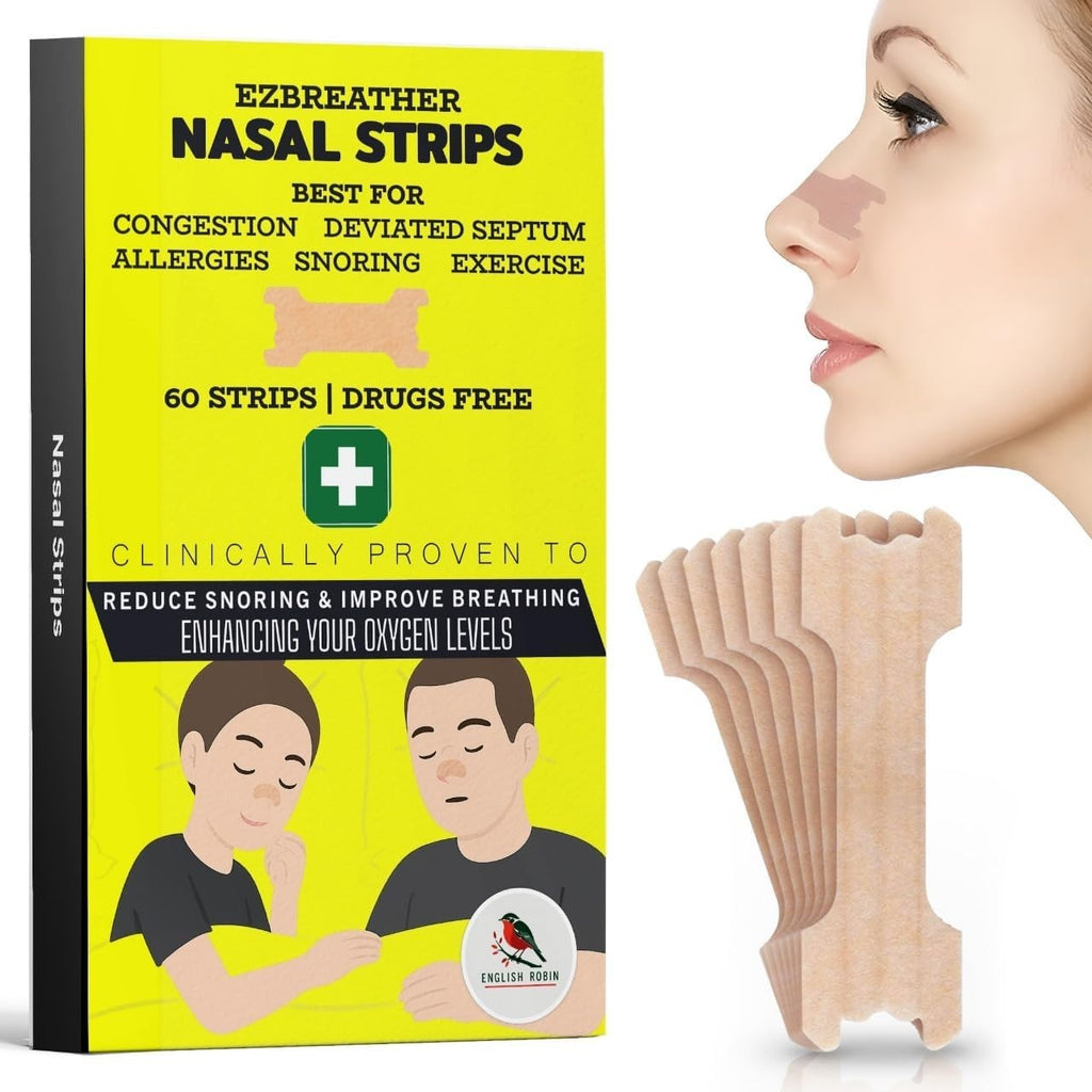 60 Pcs Tan Nasal Strips