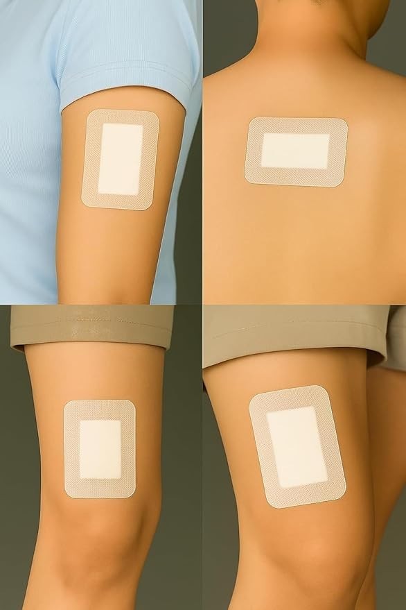 30 Pcs Non Woven Wound Dressing Pads For Burns & Cuts Size 2x3 Inches 5x7.5cm