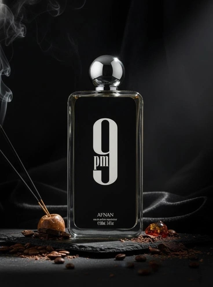 Afnan 9 PM Eau de Parfum for Men's 100ml Brand New Boxed Sealed Packed