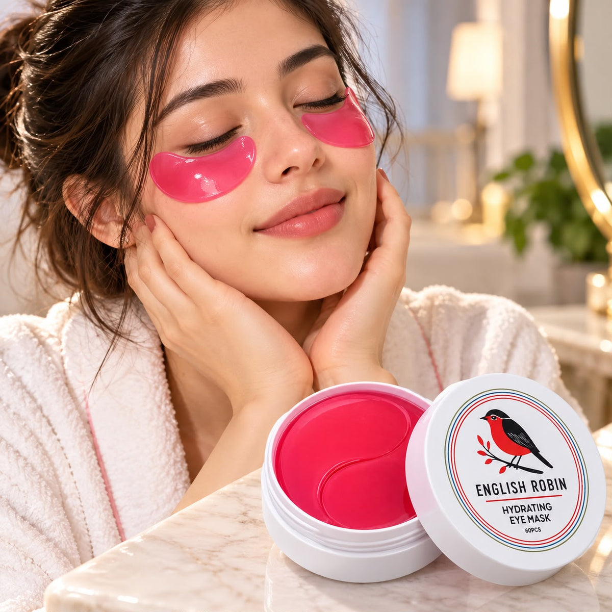 60 Pcs Under Eye Water Mellon Collagen Mask Hydrating Anti Aging Remove Wrinkle