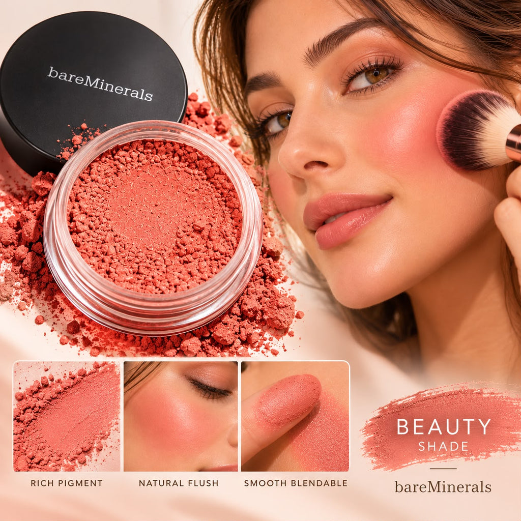 BareMinerals Blush Loose Powder Shade Beauty 0.85g Makeup Bare Minerals