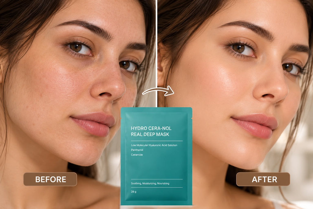 5x Collagen Hydrogel Real Deep Facial Sheet Face Mask Anti Age Anti Wrinkle Mask