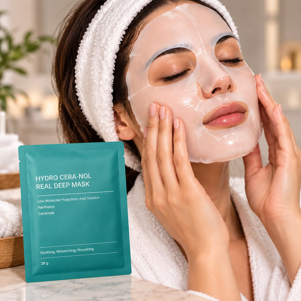 5x Collagen Hydrogel Real Deep Facial Sheet Face Mask Anti Age Anti Wrinkle Mask